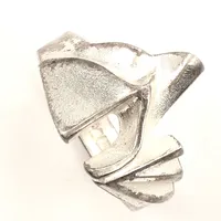 Ring, Lapponia, stl 17½, bredd 3,9-16,4mm, silver 925/1000 Vikt: 6,3 g