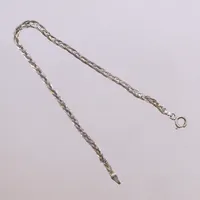 Armband, flätat, längd 19cm, bredd 2,8mm, 925/1000 silver Vikt: 2,7 g