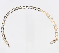 Armband, Guldfynd, längd 19 cm, bredd 5 mm, 18K. Vikt: 6,9 g