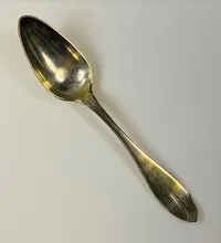 Sked,  P3/1821, stämplad Sidwall, längd 22½ cm, silver. Vikt: 68 g