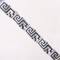 Armband, längd 17,5cm, bredd 14,6mm, silver 925/1000 Vikt: 20,6 g