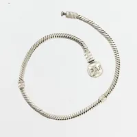 Armband Pandora, 20,5cm, bredd 2mm, S925/1000, defekt lås Vikt: 12,9 g