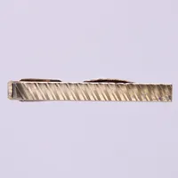 Slipsnål, förgylld, längd: ca 4,8cm, bredd: ca 5mm, missfärgad, 830/1000, silver Vikt: 4,5 g