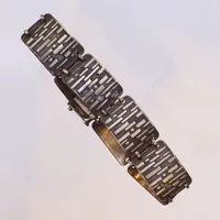 Armband mönstrat 18,5cm bredd 16mm, silver 830/1000 Vikt: 24,2 g