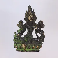 Figurin, Shiva, patinerad brons, 1900-2000-tal, höjd 8cm