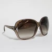 Ett par solglasögon Gucci GG3500/S, 25WJD 60¤14, bruna, bruntonade linser, box, ytterkartong, ej ifyllt certifikat