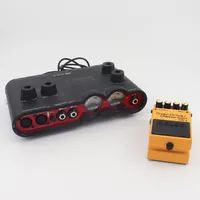 Ljudkort TonePort line6 UX2 + pedal Boss Os-2. Skickas med postpaket.