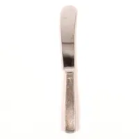 Smörkniv, modell Rosenholm, längd 16 cm, GAB, slitage, silver och stålblad, bruttovikt 43,2g Vikt: 0 g