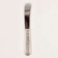 Smörkniv, modell Rosenholm, längd16 cm, GAB, Stockholm, slitage, silver och stålblad, bruttovikt 34,3g Vikt: 0 g