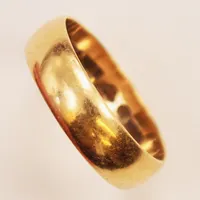 Ring, Ø18½, gravyr, 18K 4,6g.