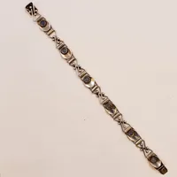 Armband, 19,5cm, bredd:9mm, 830/1000 Silver 18g.