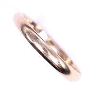 Ring, slät, stl: 19½, bredd 2,8mm, 9K Vikt: 2,3 g