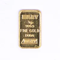 Guldtacka, Ary Dubai, 999,9/1000 24K Vikt: 1 g