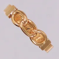 Ring, stl 17¾, bredd: 3-5mm, gravyr, 18K Vikt: 3,5 g