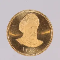 Mynt, Iran, Ø 22mm, 21,6K Vikt: 8,1 g