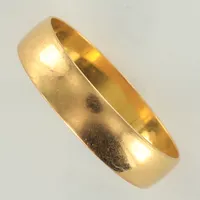 Ring, stl 20½, bredd 4mm, repig, 21K Vikt: 0 g