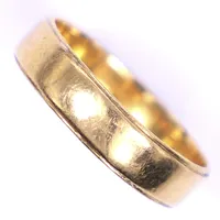 Ring, stl 18½, bredd 5mm, 18K Vikt: 4 g