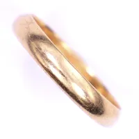 Ring, stl 19, bredd 3,5mm, 18K Vikt: 3,4 g