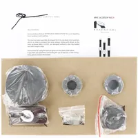 Service tools för klockor, Arne Jacobsen, 6 delar i kartong  Skickas med paket.