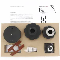 Service tools för klockor, Arne Jacobsen, 6 delar i kartong  Skickas med paket.