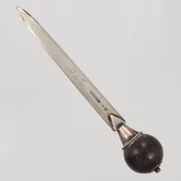 Brevkniv, längd 12cm, träknopp, Borgila 1932, gravyr, bruttovikt: 18,8g