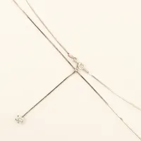 Kedja integrerat hänge, längd 40cm, bredd 0,9mm, hänge längd 6cm, bredd 6mm, 925/1000 silver Vikt: 4,1 g
