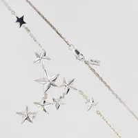 Collier, Catch A Falling Star Necklace, Efva Attling, 50cm, sterlingsliver, original ask, 925/1000 Vikt: 11,3 g