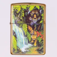 Zippo Lighter, Mysteries of the forest, Jaguar 1995, inga övriga tillbehör. 