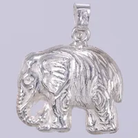 Hänge Elefant, längd ca 21mm, bredd ca 16,4mm, silver 925/1000 Vikt: 1,3 g