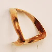 Ring, ca Ø16½, bredd:20mm, 14K 2,4g.