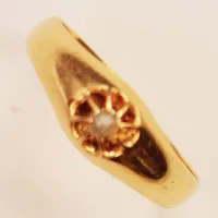 Ring, Ø18, bredd:6mm, 18K 2,0g.