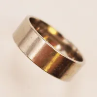 Ring, Ø18½, bredd:6mm, gravyr, Schalin, Palladium500, 6g.