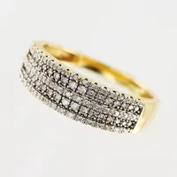 Ring, diamanter ca 79 x ca 0,005ct, stl 17½, GHA, 18K Vikt: 3,5 g