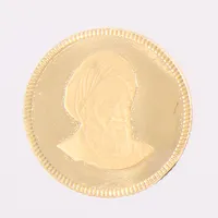Mynt, persiskt, Ø13mm, 21,6K  Vikt: 1 g