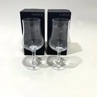 Två vinprovarglas, Elixir, Gunnar Cyrén, Orrefors, ca 17cm, manual, etikettmärkta, originalbox Vikt: 0 g