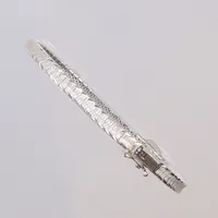 Armband 18,5cm bredd 4mm, silver 925/1000 Vikt: 9,5 g