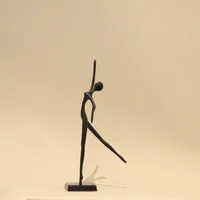 Skulptur, design Bodrul Khalique för IKEA, svartpatinerad metall, etikettmärkt, höjd 32cm, smärre slitage