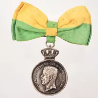 Medalj, kungliga patriotiska sällskapet, 23,5g