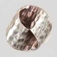 Ring, stl 17, justerbar storlek, bredd 3,3-22mm, K-E Palmberg, Alton,  Vikt: 8,1 g