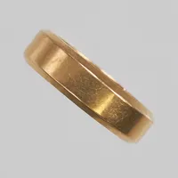 Ring, slät, Ø18¾, bredd:5,8mm, gravyr, 18K Vikt: 5,8 g