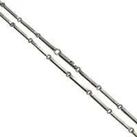Retro Collier, silver, längd 60 cm, bredd 1,5-4 mm, tillverkarstämpel KG, fint (normalt buret skick) Vikt: 12 g