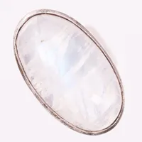 Ring med Labradorit, stl: 17, sten ca 30x18mm, 925/1000 silver Vikt: 22,9 g