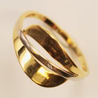Ring, Ø19¾, bredd:12mm, 18K 2,8g.