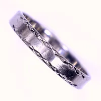 Ring, stl 21½, bredd 4 mm, Palladium 500, 3,1g Vikt: 3,1 g