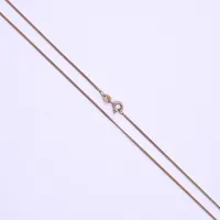 Halsband pansar, längd 51 cm, bredd 1 mm, 18K 2,9g Vikt: 2,9 g