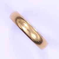 Ring stl 20¾, bredd 5 mm, 18K 4,2g Vikt: 4,2 g