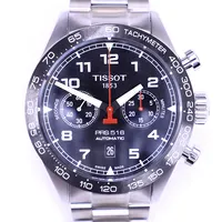 Herrur Tissot PRS 516 automatic chronograph #T131627A, open back, länk, nyskick, box ask certifikat(ej ifyllt). 