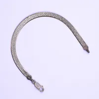 Armband, 18,5cm, bredd 5mm, CCC, 925/1000 silver,  Vikt: 7,2 g