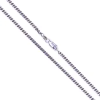 Halskedja pansar, 52cm, bredd 2,5mm, defekt lås, 925/1000 silver Vikt: 9,9 g