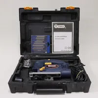 Sticksåg, ETC Tools Lasermate No. 89-710, med olika tillbehör i väska, bruksslitage. Skickas med postpaket.